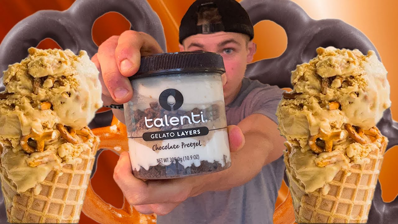 BEST TALENTI GELATO?! Chocolate Pretzel LAYERS YouTube