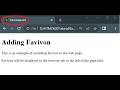 HTML Favicon &amp; HTML Title Tag Explained | Website Icon and Page Title in HTML