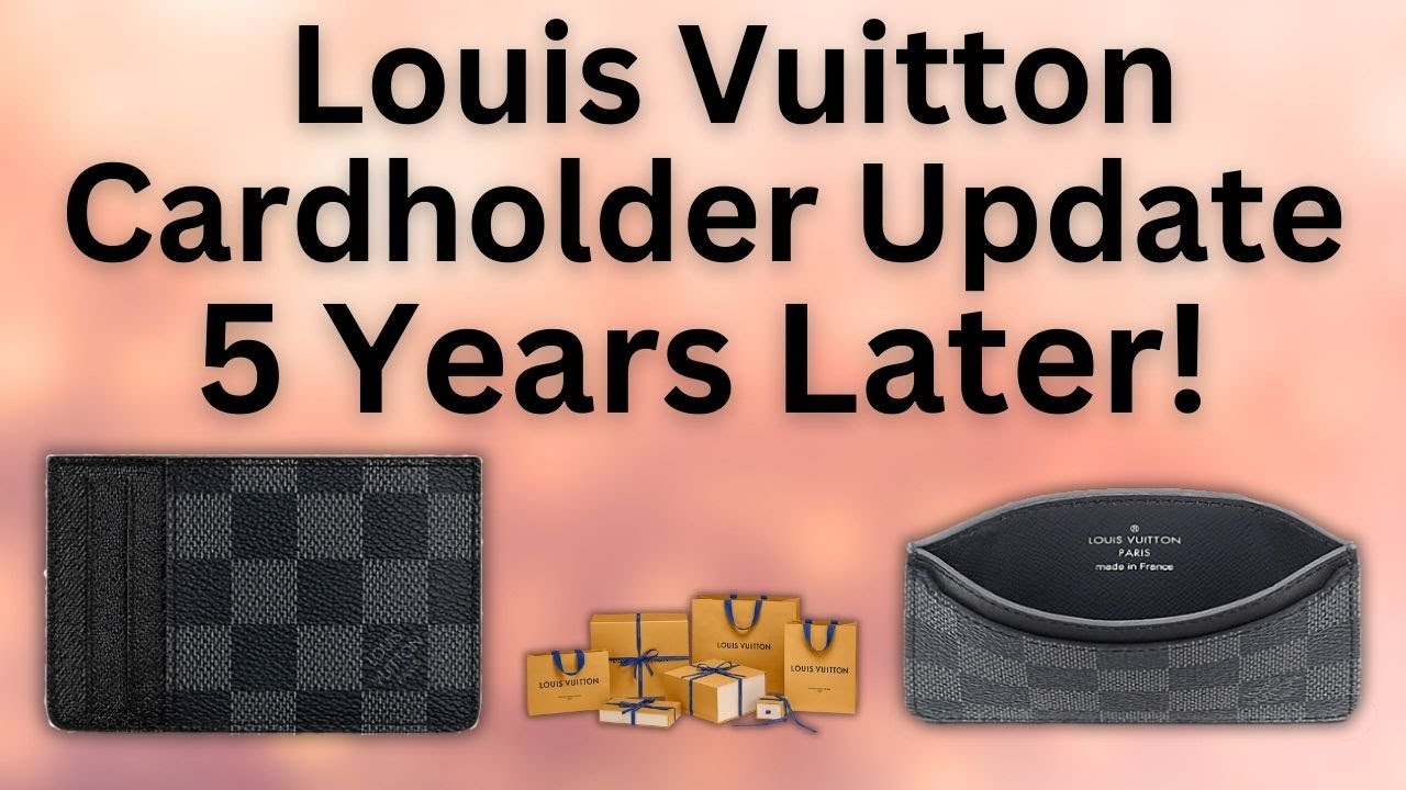 LOUIS VUITTON Damier Graphite Card Holder - More Than You Can Imagine