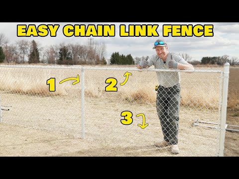 How To Install Chain Link Fence The Easy