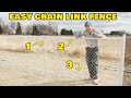 How To Install Chain Link Fence The Easy Way