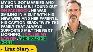 My Son Got Married and Said Nothing. I Found Out on Facebook. So The Next Morning I Called My Law...