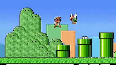 SMB3 for Super Mario All-Stars Custom Level #438 - Flat Stanley Fields