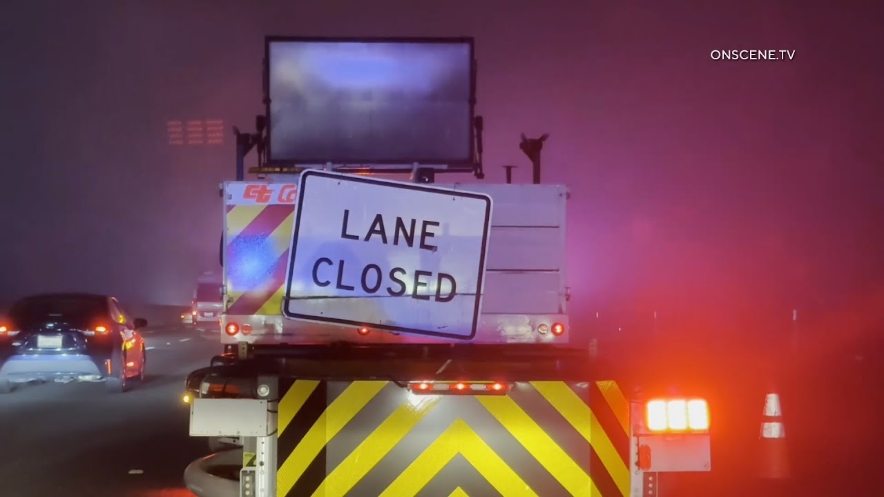 Pedestrian Killed On 710 Freeway In Long Beach CA - YouTube