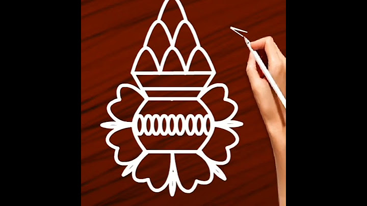5 dots Pongal paanai kolam, bhogi kundalu, pot rangoli