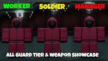 All Guard Tier and Weapon Showcase In Roblox Ink Game