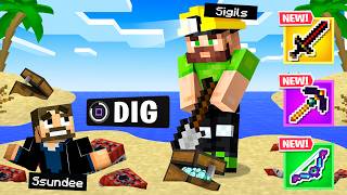 DIG for OP BURIED WEAPONS in Minecraft