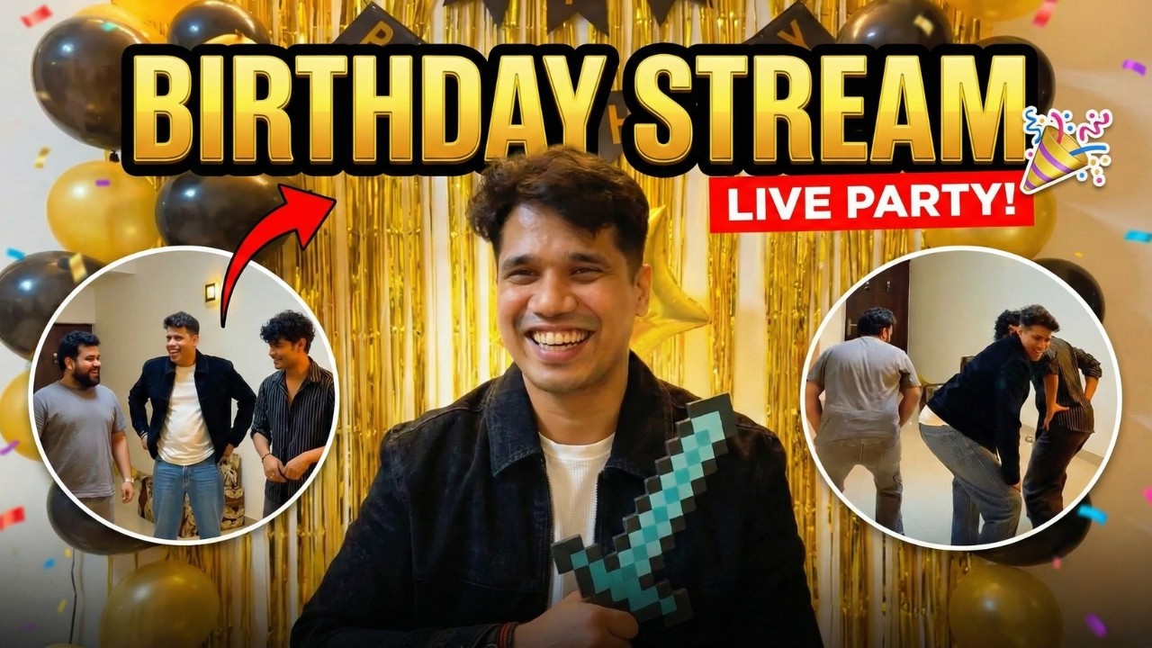 GAMERFLEET Birthday IRL Stream 😎|SnipGod