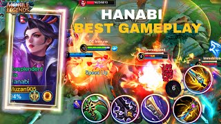 HANABI 24 KILL BEST GAMEPLAY❤️MOBILE LEGEND