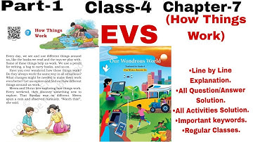 Class-4,EVS, Chapter-7 (How Things Work)/Our wondrous World/New NCERT/@Chaptrek NCERT