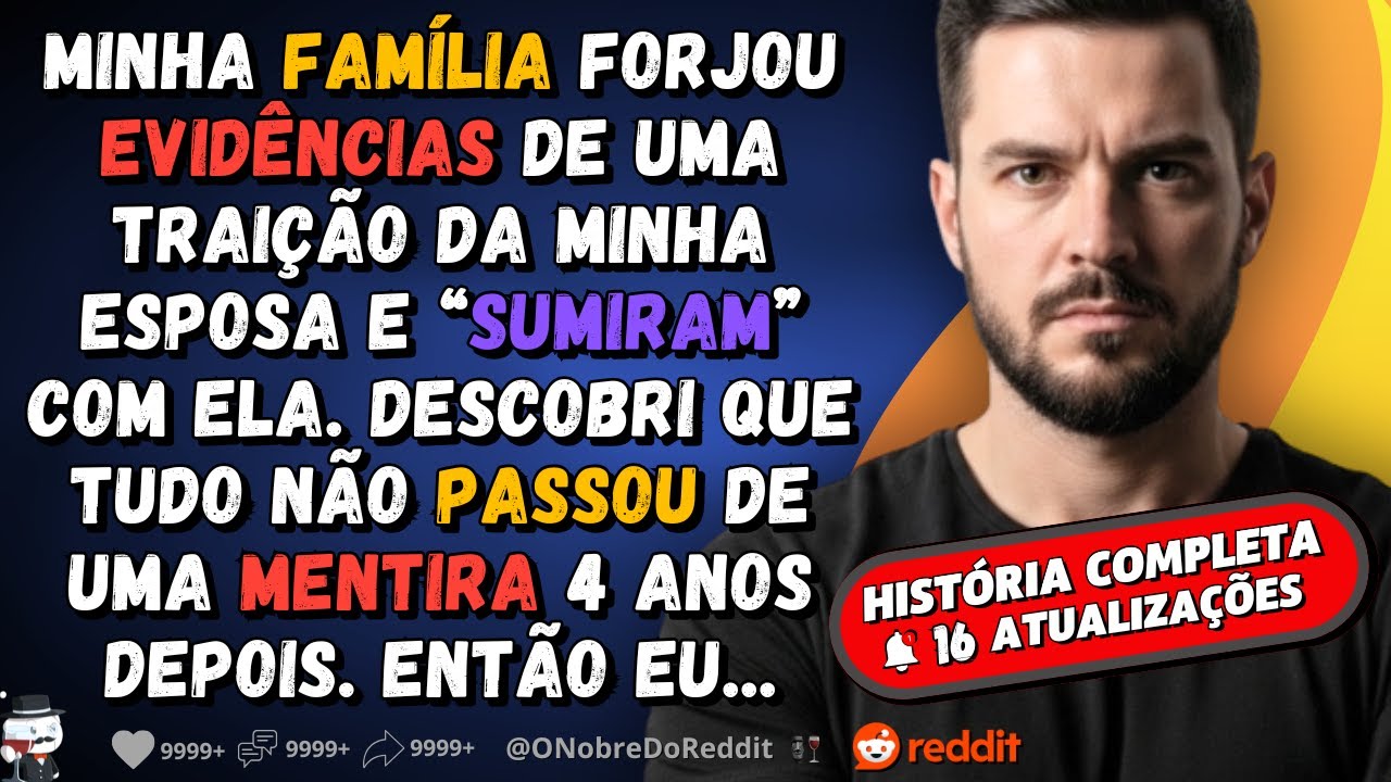🗿🍷A história de um homem que destruiu seu casamento por acreditar em mentiras da própria família.