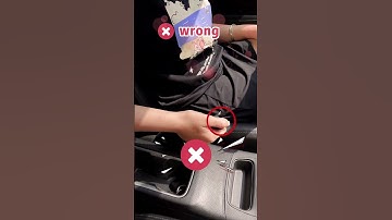 Do not hold down the button when applying the handbrake.#driving #skills #knowledge #fpy