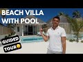 Inside a $1,700 per night Maldives Beach Villa! Sun Siyam Iru Veli