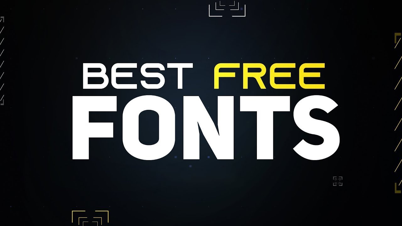 Top 50 Best Fonts for Designers and Youtube 2021 Free Download - YouTube