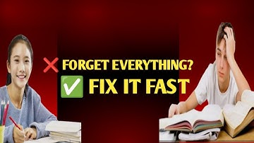 Why You Keep Forgetting What You Study (And How to Fix It Fast)