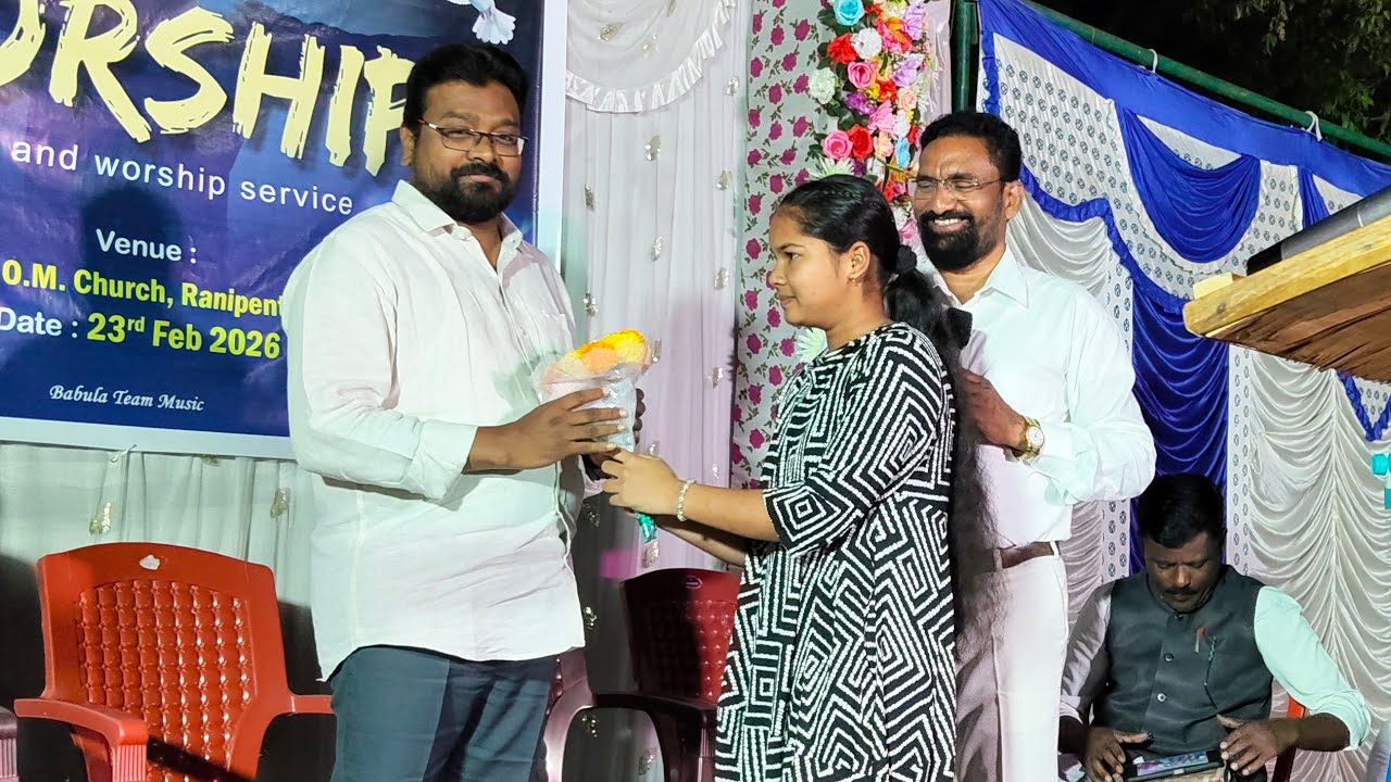 DIVINE WORSHIP RANIPENTA SABHA REV RAJIB DANIELis live