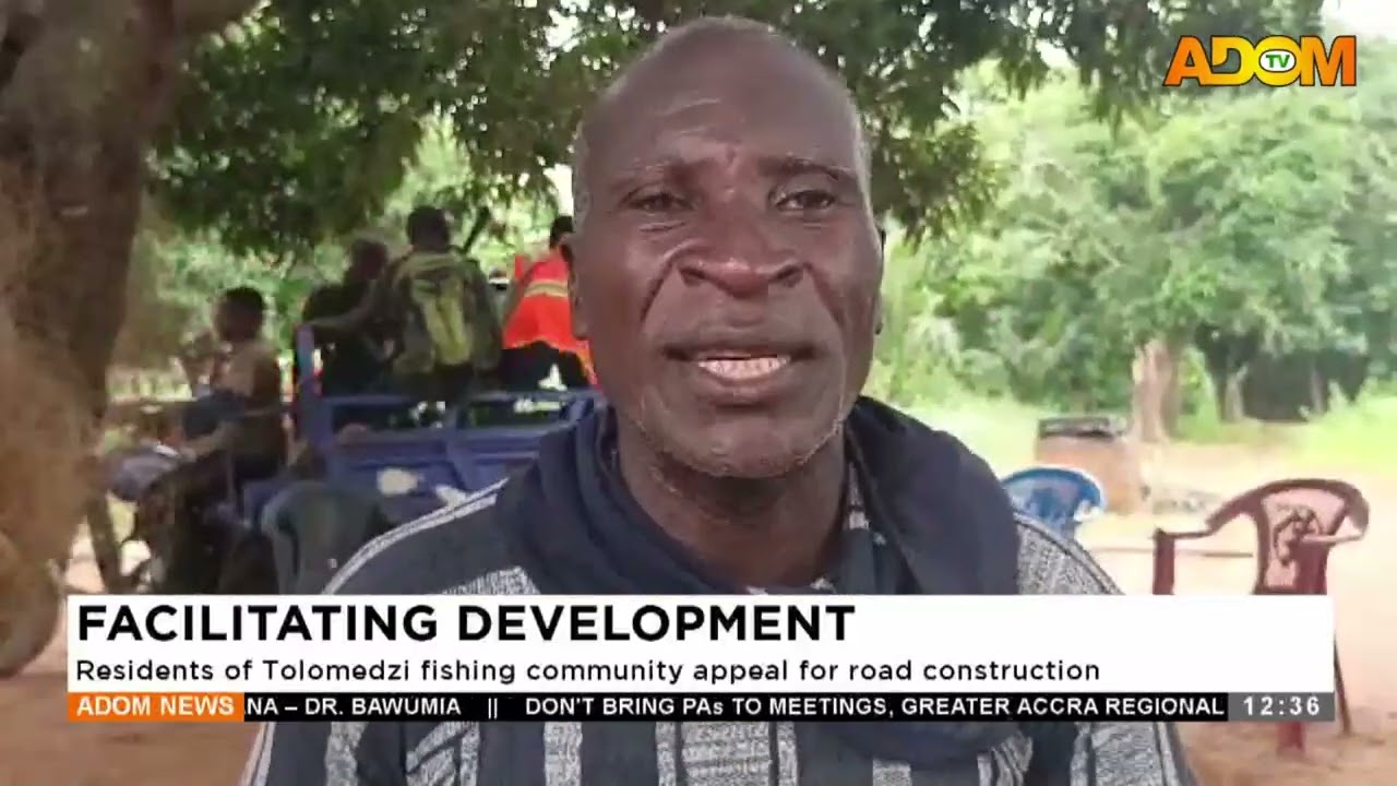 FACILITATING DEVELOPMENT: Residents of Tolomedzi fishing community appeal for road construction