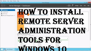 How to Install RSAT on Windows 10 Computer