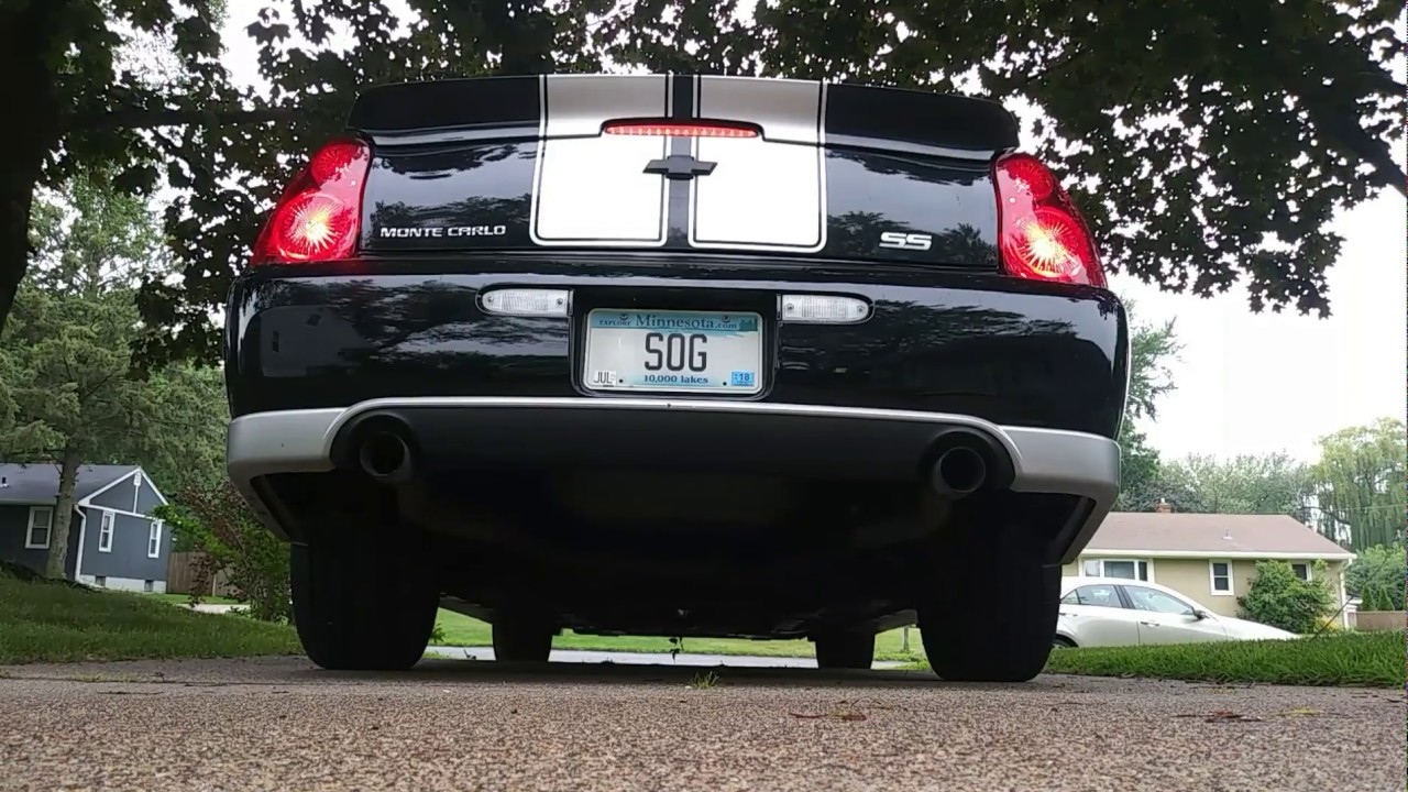 2007 Monte Carlo SS Exhaust LS4 Straight Pipe (Revs) YouTube