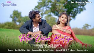 Video thumbnail of "New Nagpuri Romantic Video song  2023 | Mor Dilak Batiya | Singer Artis Kerketta  Ft. Roshan & Madhu"