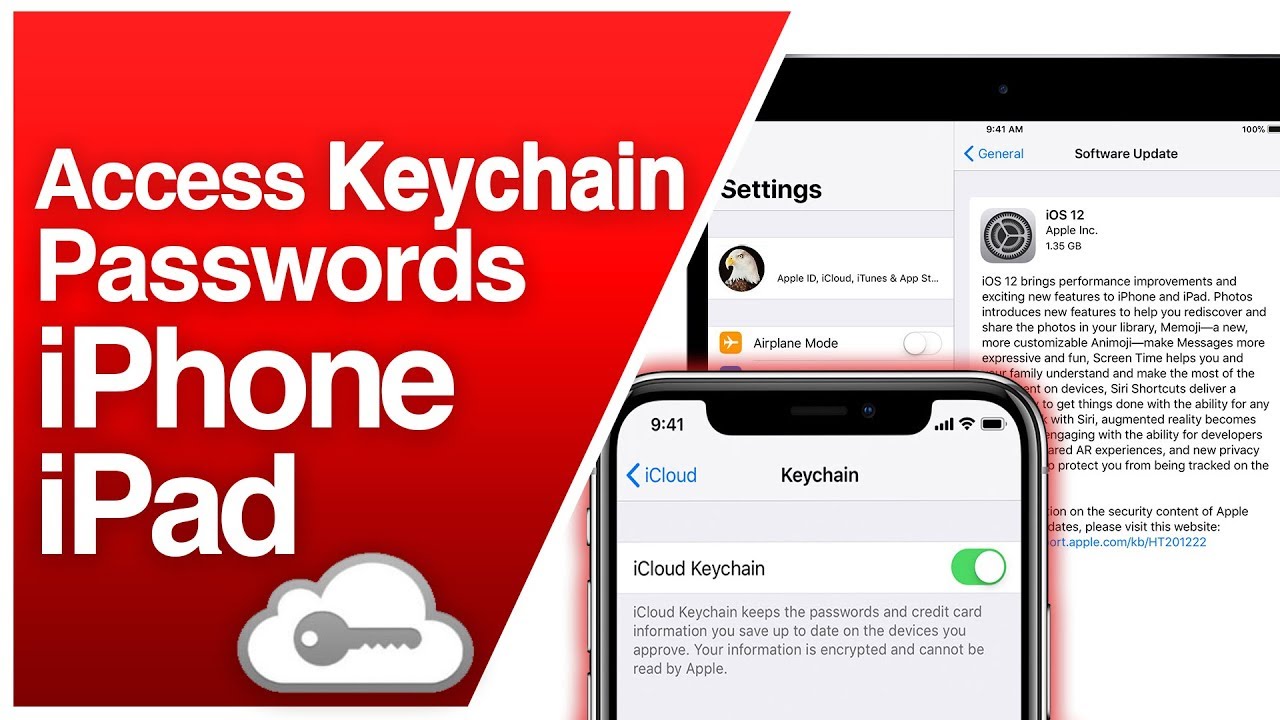 find keychain password on iphone