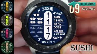 Galaxy Watch - AJ Designs - Sushi