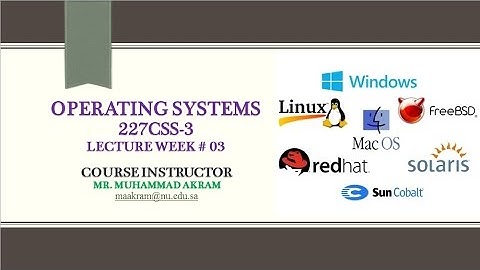 Lecture 03 (Operating Systems) Part A