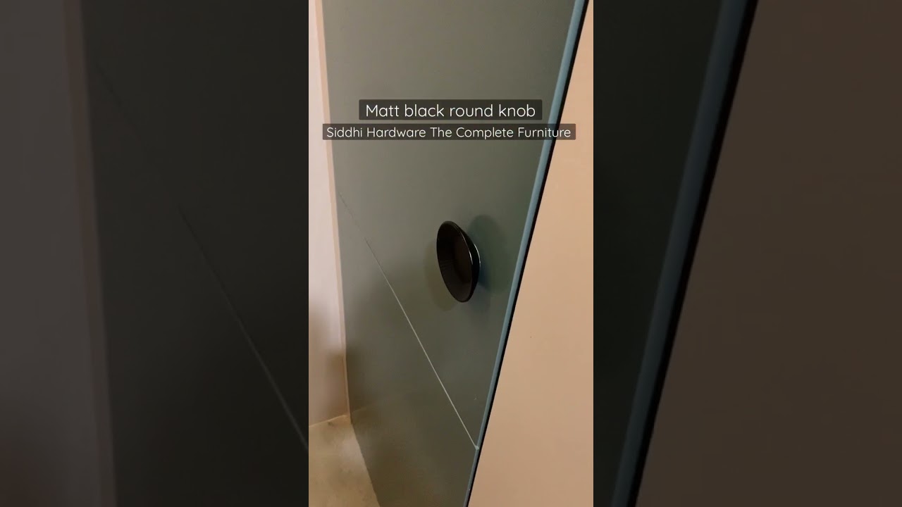 Black knob for drawers and cabinet| interior decor| Siddhi hardware|