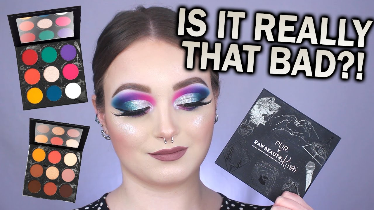 Oh My!!! PUR X RAWBEAUTYKRISTI PALETTE REVIEW AND TUTORIAL