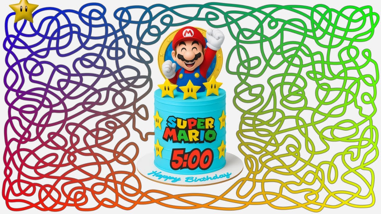 5 Minute Timer Bomb SUPER MARIO CAKE - YouTube