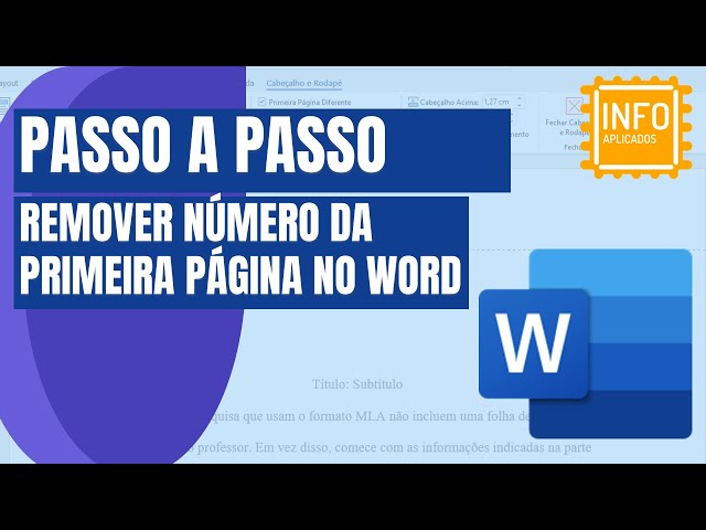 Como Você Pode Remover Números de Página no Word Rapidamente