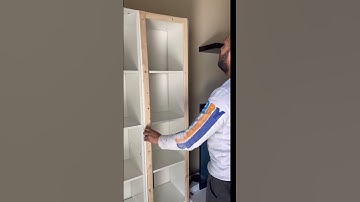 Under 50$ DIY doors for cube storages! #budgetfriendly #cabinet 🪵🏡 #diy