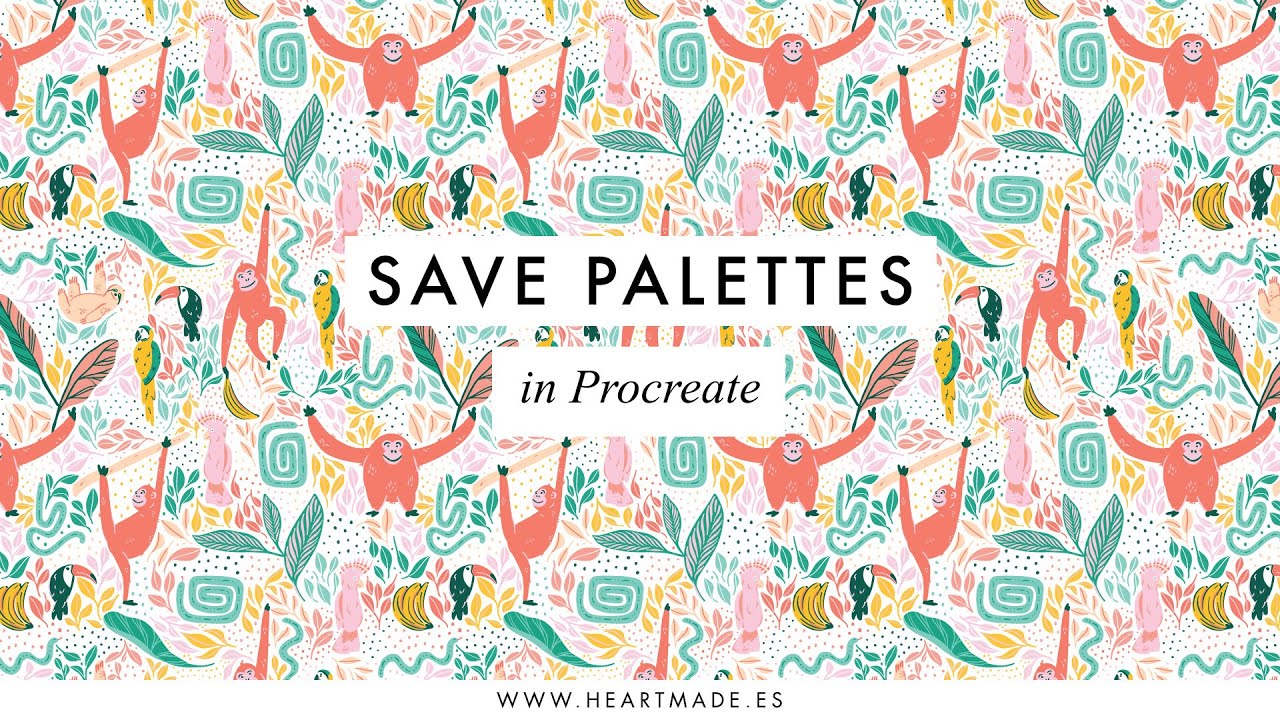 how to save color palettes in Procreate (in 4 minutes)