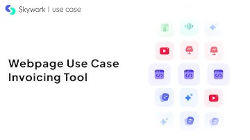 Skywork Webpage use case: Invoicing System Built in MINUTES with Dashboard, Stripe, PDF and Backend