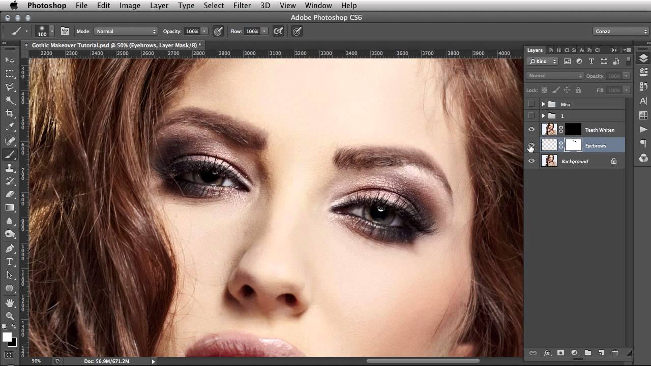 Gothic Makeover Photoshop Tutorial YouTube