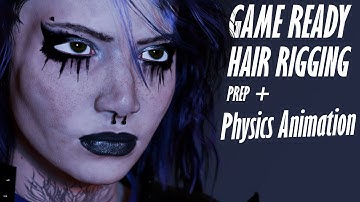 Blender Hair Rigging with Physics & Animation