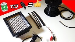 Modding a Battery Powered LED Light to Run on AC Power