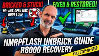 How to Unbrick ANY Netgear R8000 Router (NMRPFlash Step-by-Step)