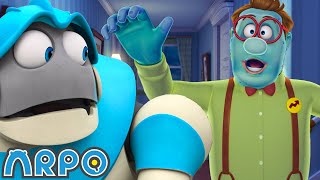 Run For Your Life | ARPO the Robot | Zombies | Funny Halloween Cartoons For Kids