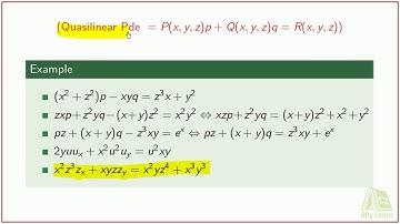 PDE - Classification of first order PDE (Part-2) | Quasilinear | Nonlinear | Definition | Examples