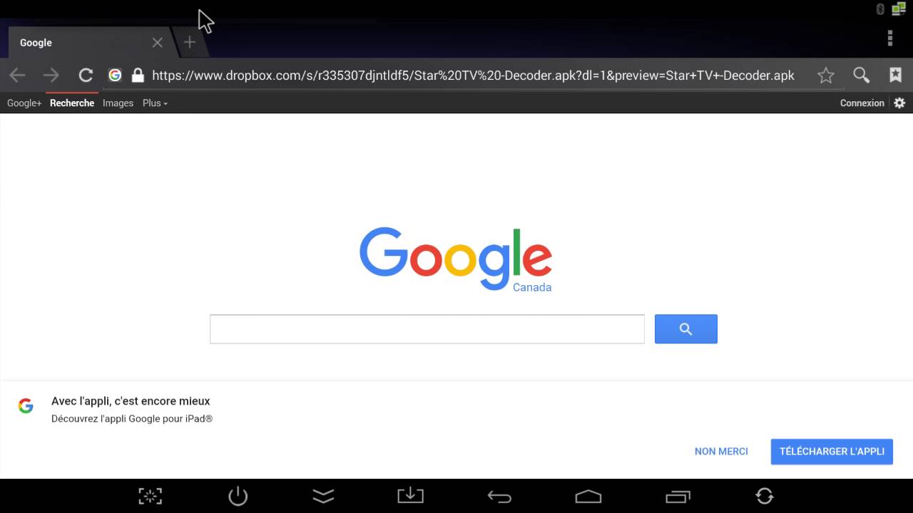 recherche google avec photo android