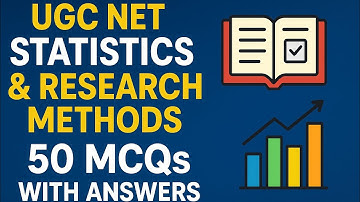 UGC NET Commerce Unit 5 | Business Statistics & Research Methods | 50 MCQs with Answers