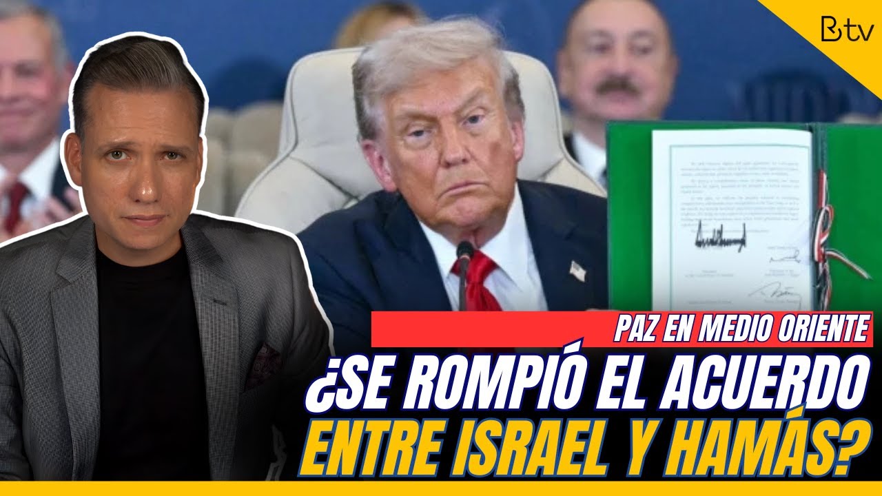 ¿Roto el acuerdo entre Israel y Hamás que TRUMP firmó? - YouTube