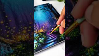 Simple Water Colour Painting Tutorial // #drawing #painting #art #artist #viral #shorts