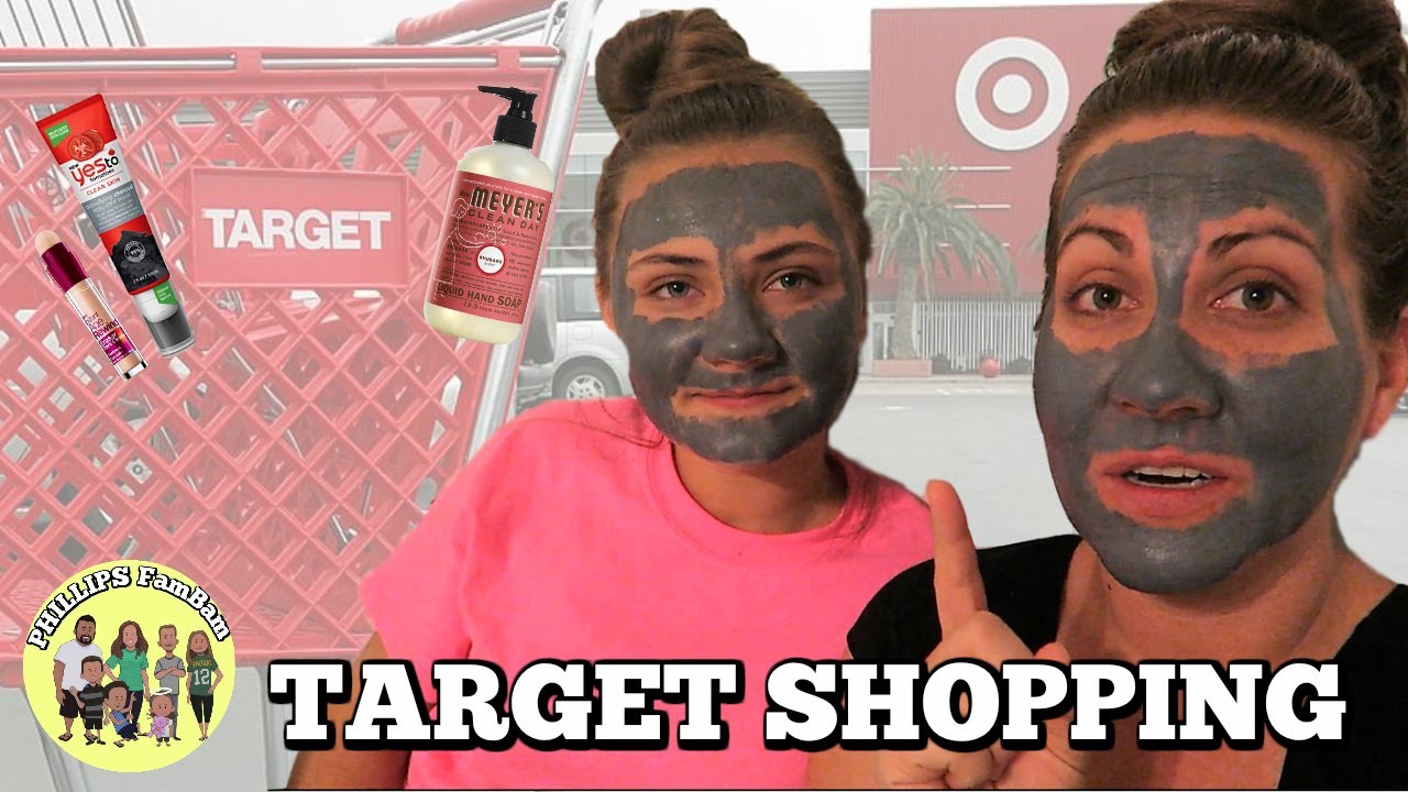 WHAT DID WE BUY? | TARGET SHOPPING | CHARCOAL MASK TEST | PHILLIPS FamBam Vlogs