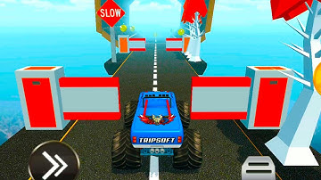 Super Hero Car Stunt Race City - Gameplay Walkthrough Part 3 (Android, iOS )