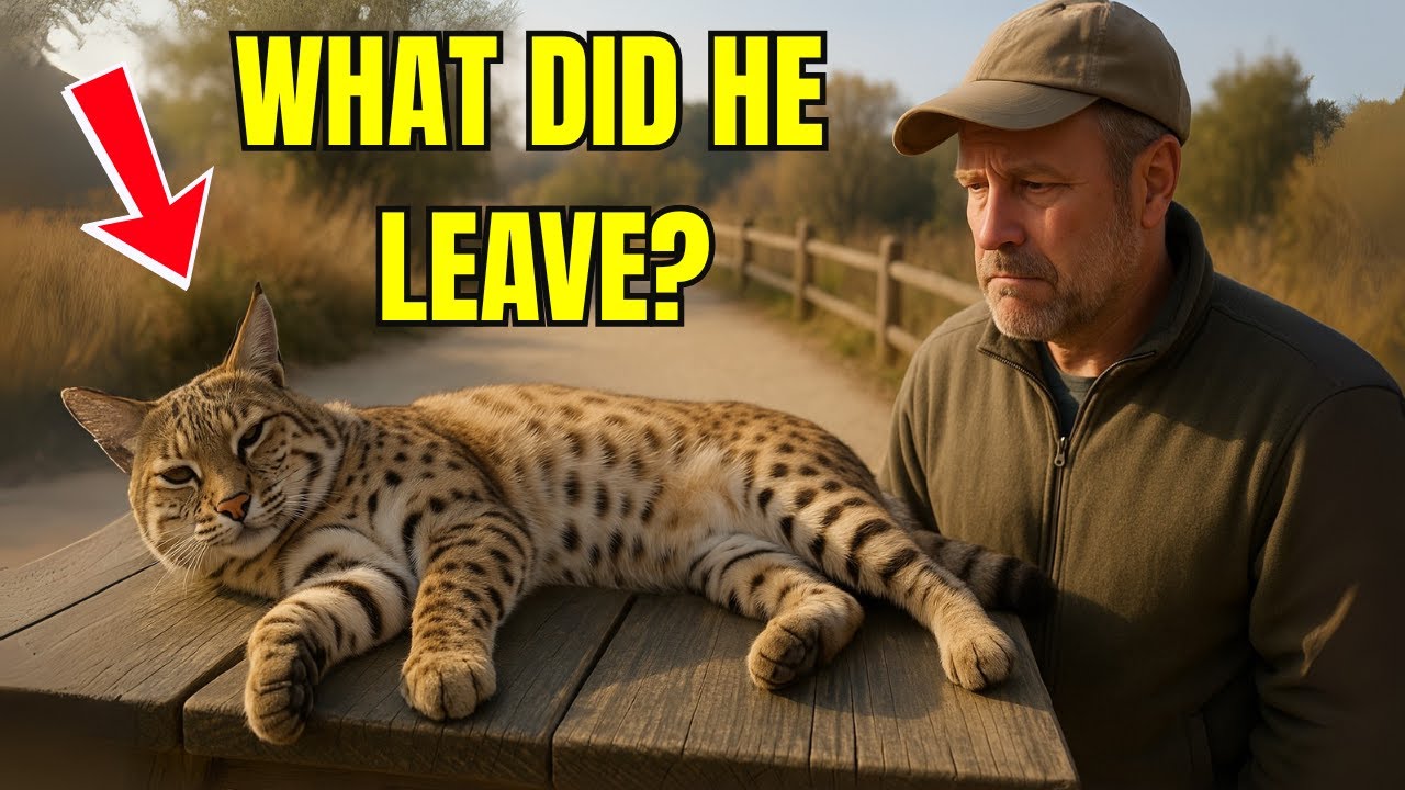 bobcat stole his seat and refused to leave—but gave him a GIFT that changed everything