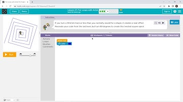 L27-4 |Code.org | Express-2021 | Lesson 27: For Loops with Artist | level 4
