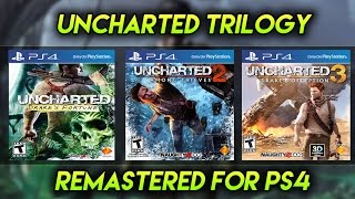 Uncharted Trilogy: Uncharted 1, 2 and 3 Remastered on PS4! (The Nathan  Drake Collection) - YouTube