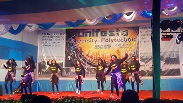 Celebrating annual function unifesto at university  polytechnic BIT Mesra Ranchi